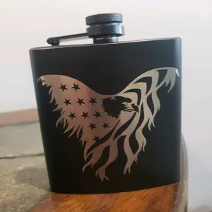 American Eagle Flask with Funnel