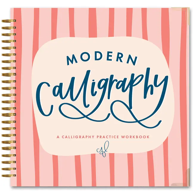 Modern Calligraphy: A Calligraphy Practice Workbook by Chalkfulloflove (Spiral)