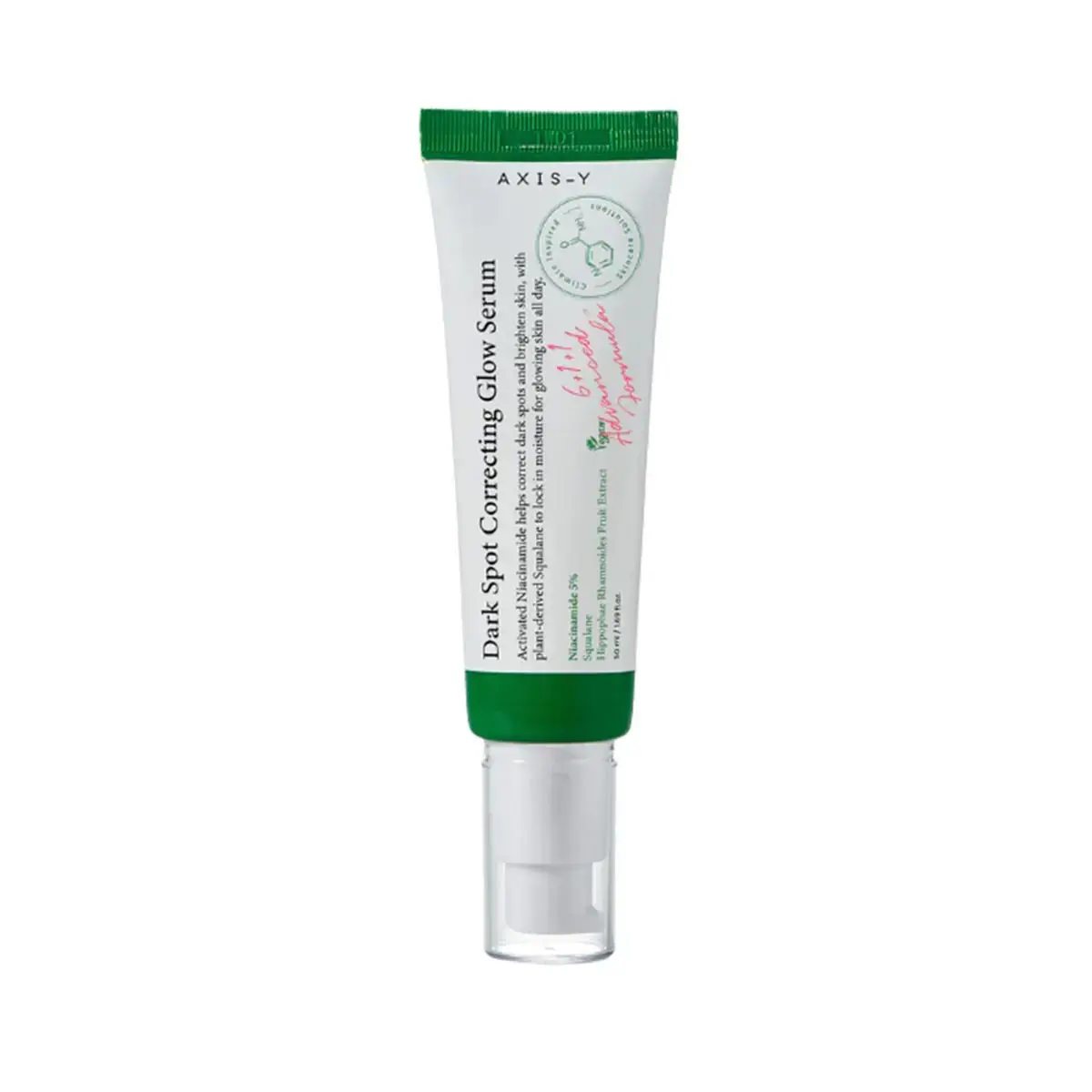AXIS-Y Dark Spot Correcting Glow Serum 50ml - Skincare Serum for Dark Spots, Blemish Removal, Moisturizer, Hydrating, Glow Up, Plump Skin, Natural Beauty, Hydrate, 12 Months