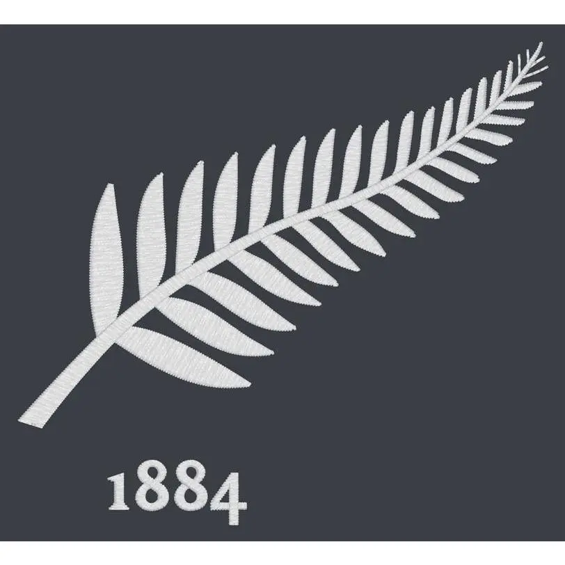 WRS New Zealand Rugby Vintage White Date Embroidered Logo
