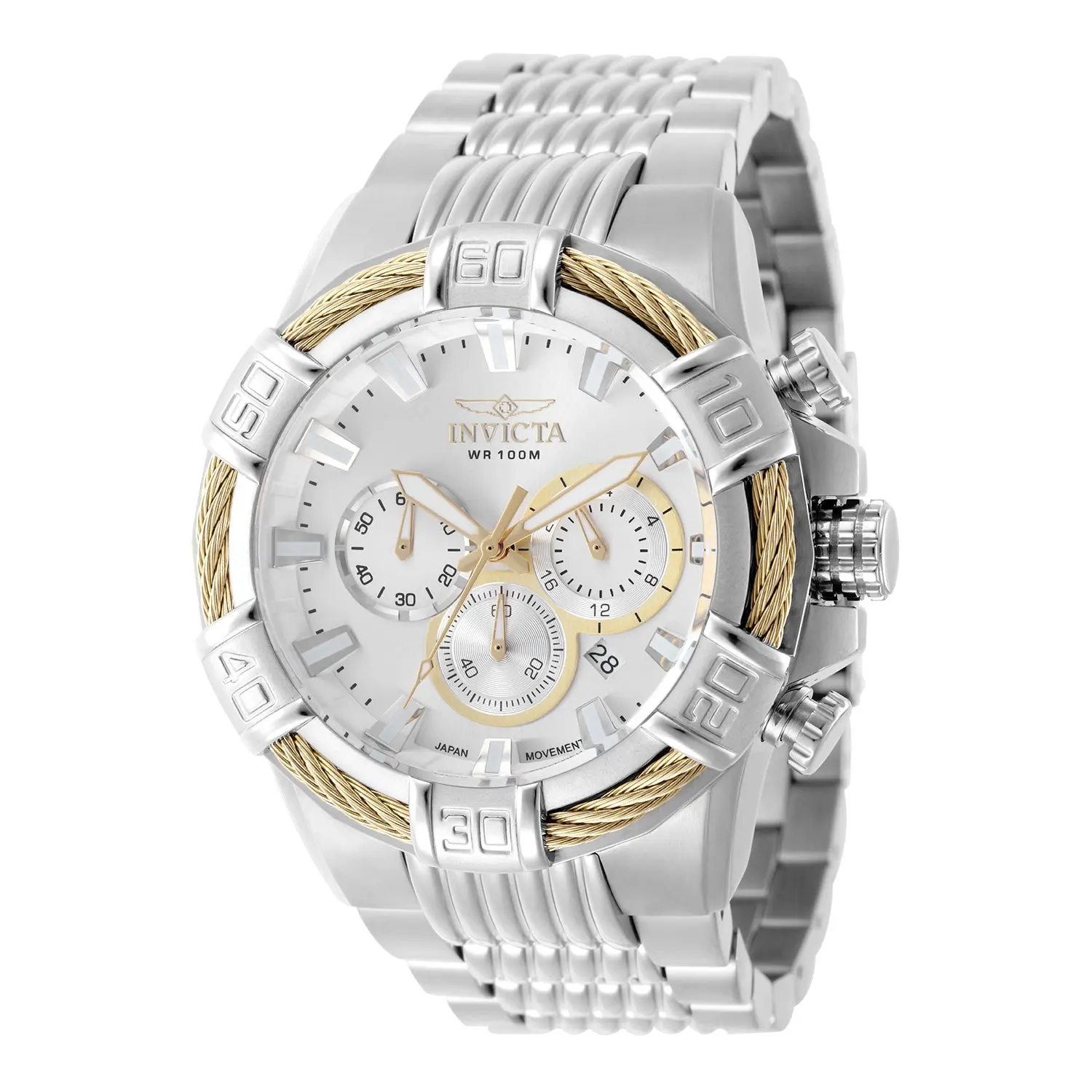 Invicta Men's 51mm Bolt Quartz Chronograph Bracelet Watch