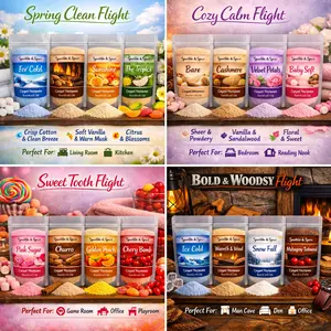 Sprinkle and Spice Carpet and Upholstery Refresher "Sample Scent Flights" - 4/4oz Pouches