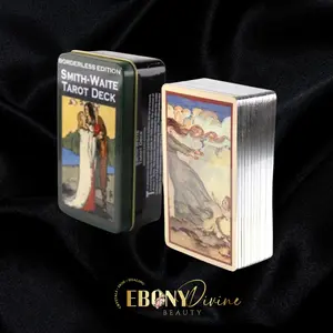 Premium Collectors Edition: Smith-Waite Tarot Deck Borderless Edition with Gilded Edge Cards