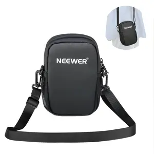 NEEWER BASICS PB13 Camera Sling Bag, Water Resistant Lightweight Compact Travel Case Crossbody for Photographers, Compatible with DJI Osmo Pocket 3 iPhone DSLR Mirrorless Small Photography Accessories
