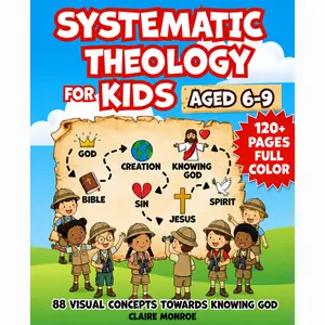Claire Monroe - Systematic Theology for Kids Aged 6-9 (FULL COLOUR) | 88 Visual Concepts towards Knowing God with NLT Bible Verses & Reflection Questions