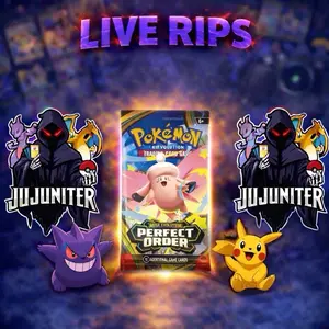 Perfect Order Live Rips Additional Game Cards