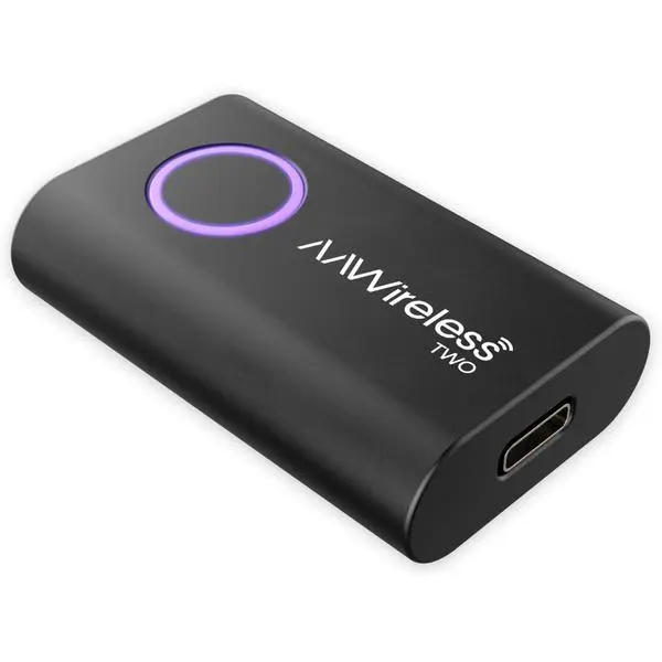 AAWireless Two – Wireless Android Auto Adapter – Convert Factory Wired Android Auto to Wireless – Bluetooth & Wi-Fi Auto Connect – Easy Plug & Play – Multifunction Button – Made in Europe