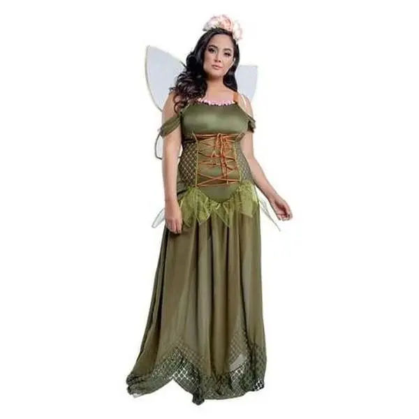 Plus Size Women's Rose Fairy Princess Costume
