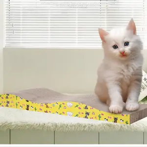 Cat Scratching Post, Durable Cat Scratch Pad for Indoor Use, Perfect for Reducing Claw Claws, Ideal Gift for Pet Owners,Cat Scratching Board cat Scratcher Cat Scratch Pad Cardboard cat scratchers for Indoor Cats Kittens Reversible Large Wide Corrugated