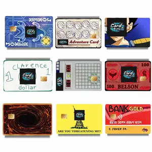 Classic Pixel & Pop Style Card Sticker Set, Fun Wallet Decals, Playful Decorative Card Covers