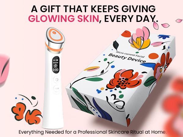 8-in-1 Face Lift Device – LED Light Therapy, Skin Tightening & Anti-Aging Facial Massager