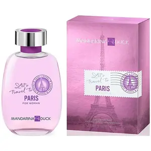 Mandarina Duck Let's Travel To Paris Female Citrus Aroma Eau de Toilette (EDT) - Lively Scent, 3.4 fl oz, New in Box, Women's Fragrance