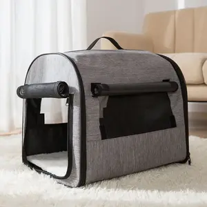 Dog Crate  House Car Pet Supplies Washable Pet Kennel Cylinder Portable Dog House