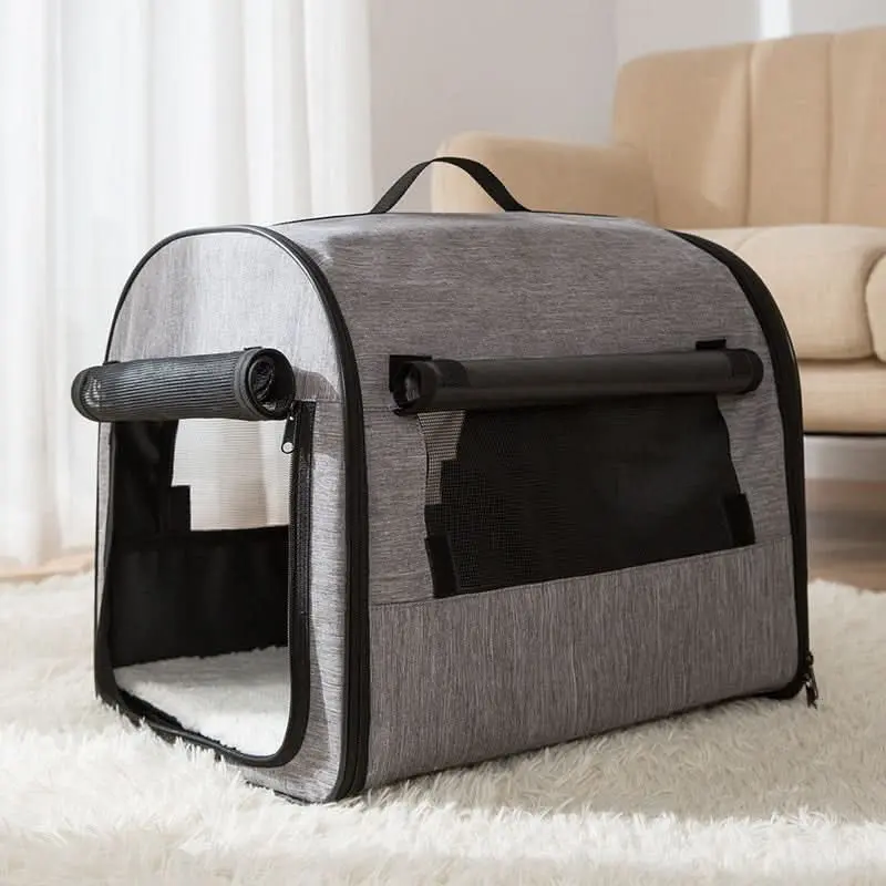 Dog Crate  House Car Pet Supplies Washable Pet Kennel Cylinder Portable Dog House