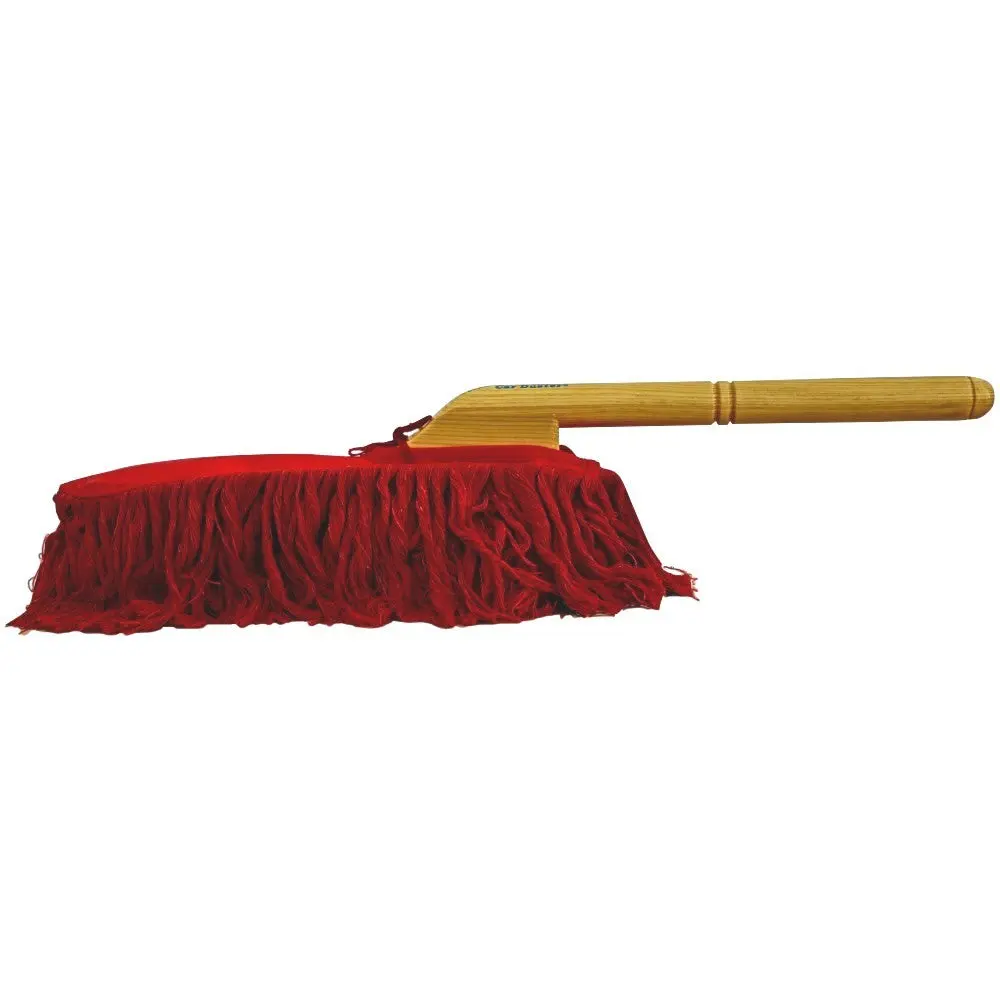 Original California Car Duster - Wooden Handle Wax-Treated Cotton Mop, Reusable Scratch-Free Multisurface Duster for Home Care, Multisurface Dusters