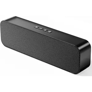 Computer Speakers Stereo Bass Soundbar for Desktop PC Loud Volume Aux-in TF Port Web Conferences Music Teachers Home Office Black