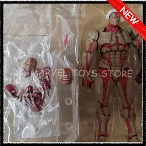 In Stock Ko Attack On Titan Reiner Braun Amazing Yamaguchi Revoltech Armored Titan Reiner Braun Action Figures Model Toys