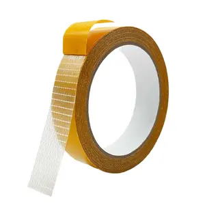 Heavy Duty Double Sided Fabric Tape, 1 Inch X 33FT Hem Tape for Curtains, Stitch Witchery Hem Pants Clothes Dresses Fabric Without Sewing Ironing,  Adhesive Tape for Rug, Carpet, Art