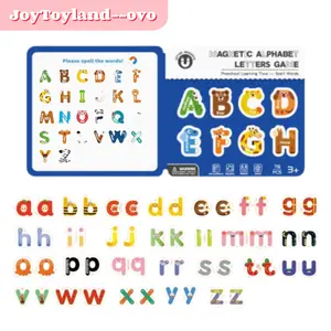 Magnetic Alphabet Puzzle Book: Colorful ABC Learning Set for Kids, Fridge Magnets ， Flashcards educational tool