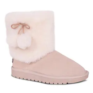 Cloud Nine Sheepskin Ladies Pom-Pom Boot