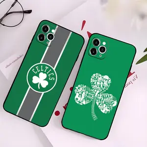 boston celtics basketball team Phone Case for iPhone 17 Air 16 15 14 13 12mini 11 Pro Max Plus XR XS Black Soft Silicone Cover