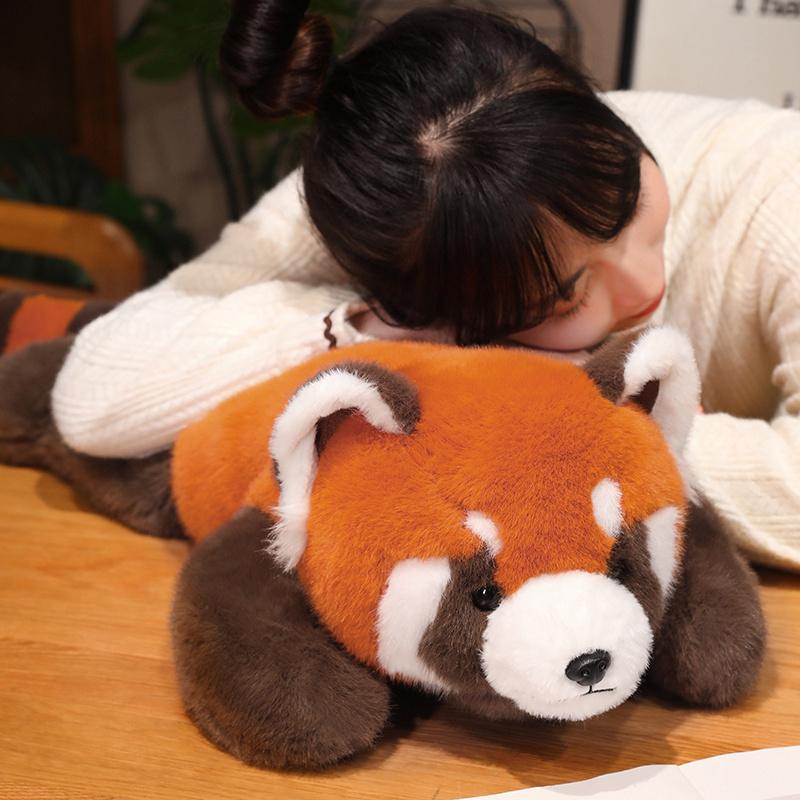 Panda Plush Comfort Soft Animal Plush Raccoon Fox Bear Floor Cushion Birthday Gifts Soft Pillow Toys for Girls Gift Room Decor