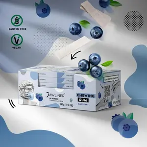 JAWLINER® Chewing Gum | Blueberry | Medium Hard JAWLINER® Chewing Gum | Blueberry | Medium Hard