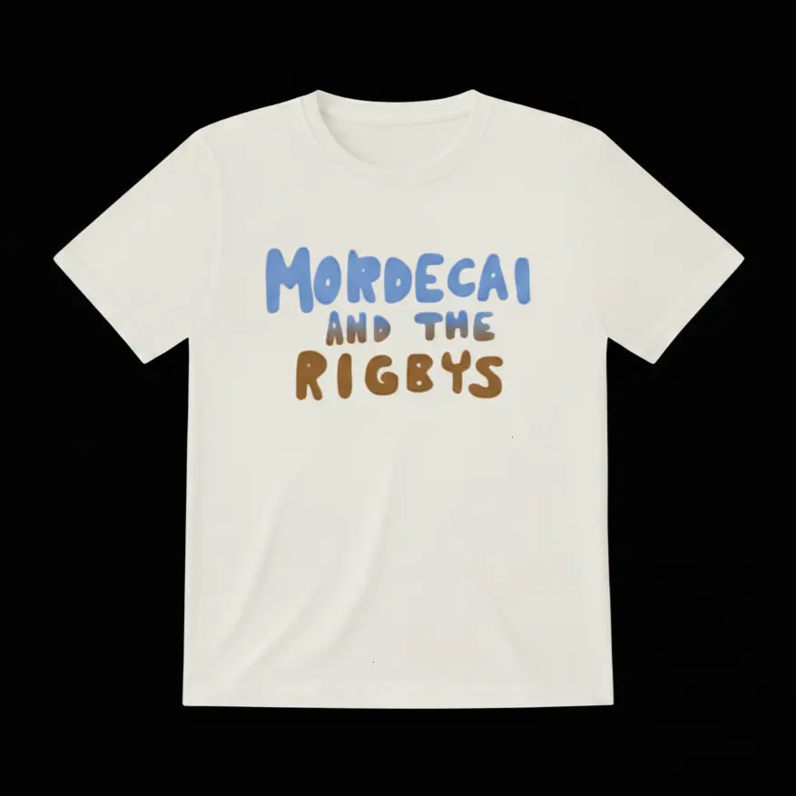 Mordecai and the Rigbys T-Shirt, Real Regular Show Vintage Tee, Cartoon Network Fan Gift, Unisex Shirt for Tiktok Shop US, Retro Band Merch.
