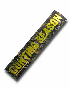Cunting Season Gold Metallic Woodland Vinyl Sticker