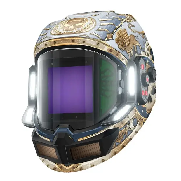 ANDELI Auto Darkening Welding Helmet with Light,Upgraded Solar Powered 2026 New Motion-Sensing With 4LED, 2100mAh Rechargeable Battery, 6 Arc Sensor, 4/5-8/9-13, True Color 1/1/1/1 950V-RC