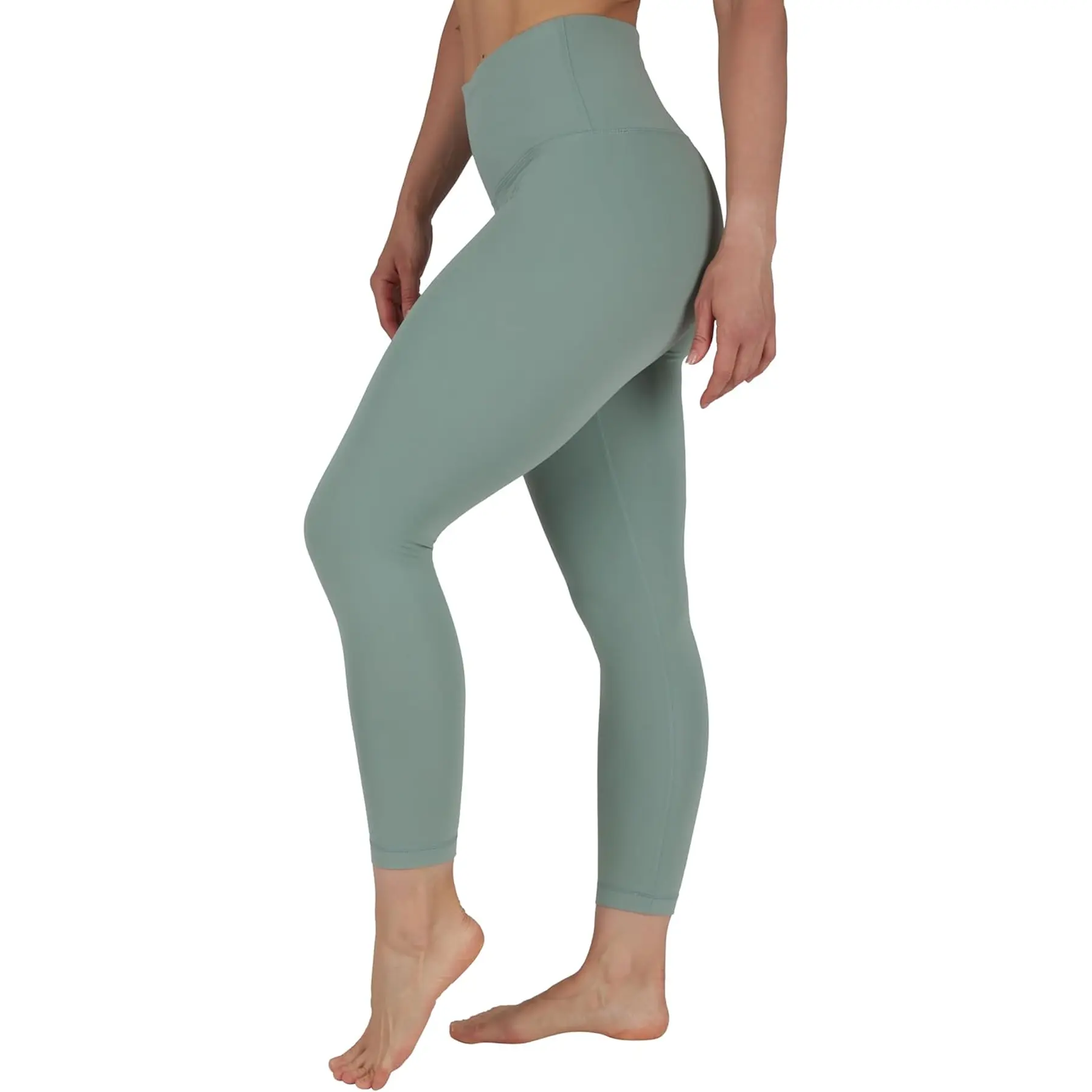 Yogalicious High Waist Buttery Soft Lightweight Capri Leggings High Rise Workout Yoga Pants for Women