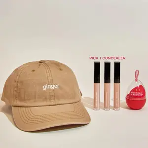 How to be a Redhead The Bright + Bold Kit – Concealer, Khaki Ginger Hat and Beauty Sponge