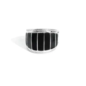 Black Swatch Your Step Ring - Fashion Accessory