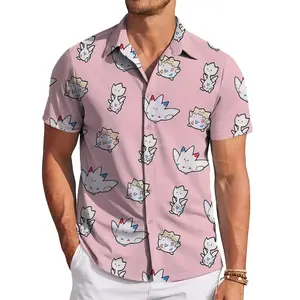 Celebrate Togepi’s cuteness with this vibrant Hawaiian shirt – perfect for beach days, anime fans, and sunny adventures. Playful, nostalgic, and full of summer vibes!