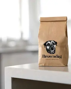 BARK TO EARTH Brazil Single Origin Coffee - Cerrado Mineiro, Minas Gerais, Natural Processing, Yellow Catuai, 1060 masl, Medium Dark Roast, 12oz/340gr
