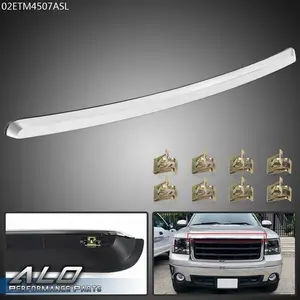 GM1235109 Hood Molding Trim Chrome Fit For 2007-2013 GMC Sierra 1500 2500 3500