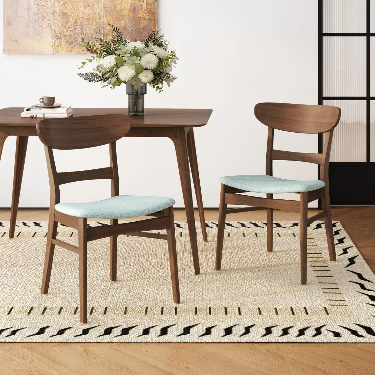 New SKU-Dining Chair Set of 2(Mint)