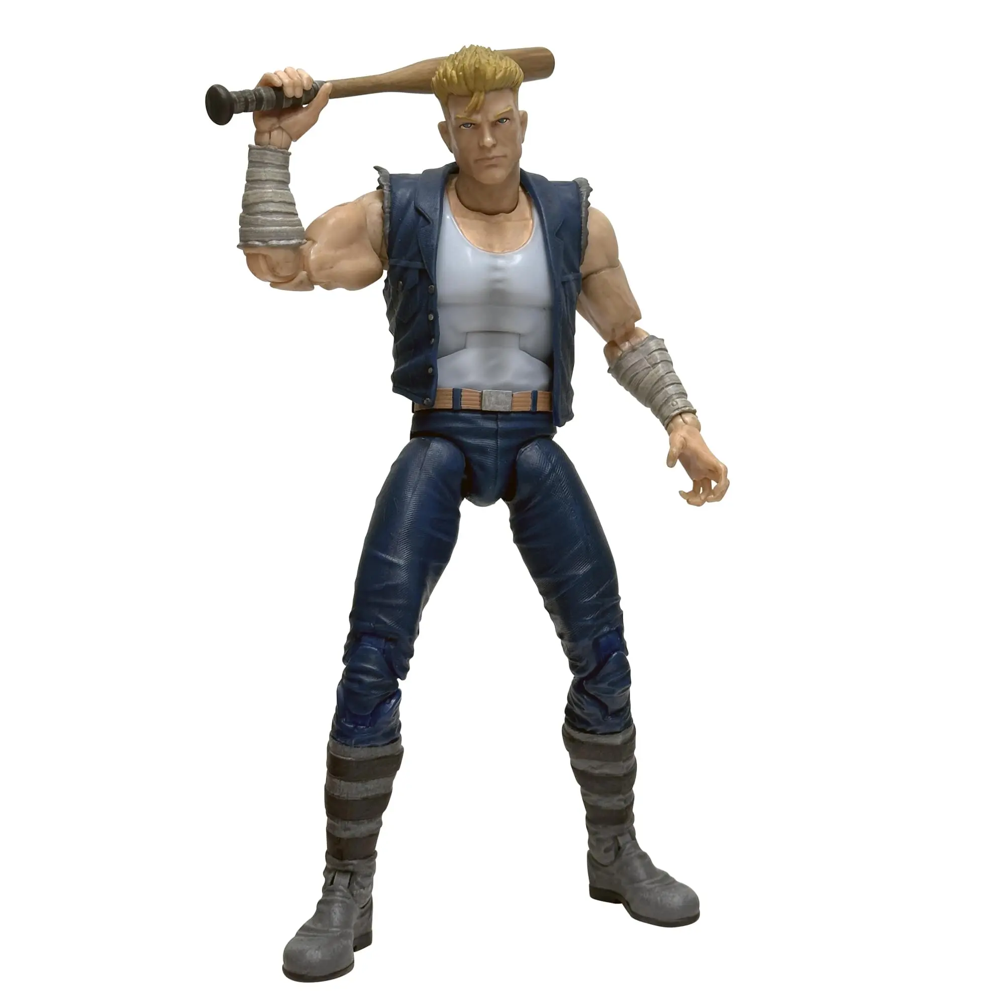 Double Dragon Billy Lee 7-Inch Deluxe Collectible Action Figure, Plastic Retro Gaming Articulated Pose Figurine for Collectors