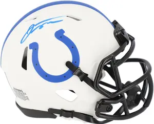 Jonathan Taylor Indianapolis Colts Autographed Riddell Lunar Eclipse Alternate Speed Mini Helmet - Fanatics Authentic Certified