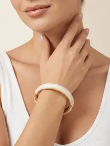 French Luxury Vintage Style Oval Bracelet, Daily Wear Elegant Design, High-End Retro Oil Drop Handmade Jewelry, Elegant Minimalist Bangle