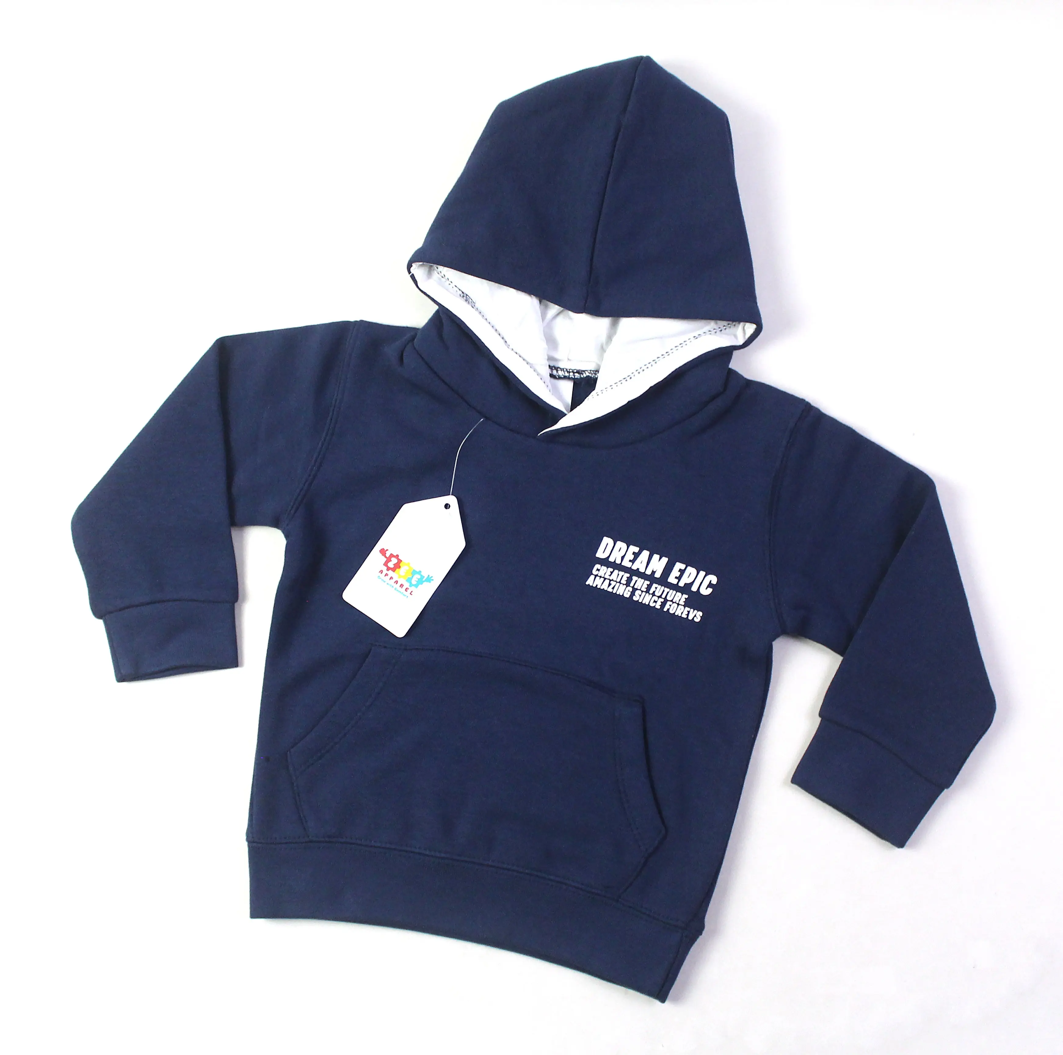 The Zee Apparel Dream Epic Navy Hoodie for 1-2 Years Old Boys Soft Cotton Fleece High-Quality Printing World-Class Finishing