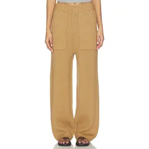Aya Muse x REVOLVE Knit Trouser in Tigers Eye