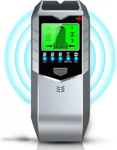 5 IN 1 Stud Finder Wall Scanner, Enhanced Accuracy High Stability Electronic Detector for Wall Wood Metal Studs, Stud Sensor Beam Finders for Center & Edge of Wood AC Wire Metal Studs Joist Pipe