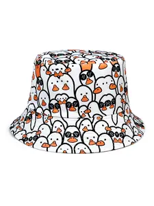 Fashionable Little White Goose Bucket Hat Foldable Sunscreen Hat, Suitable for Outdoor Activities, Multi functional Fisherman's Hat Suitable for Men and Women, Ideal for Summer Travel and Beach Exploration