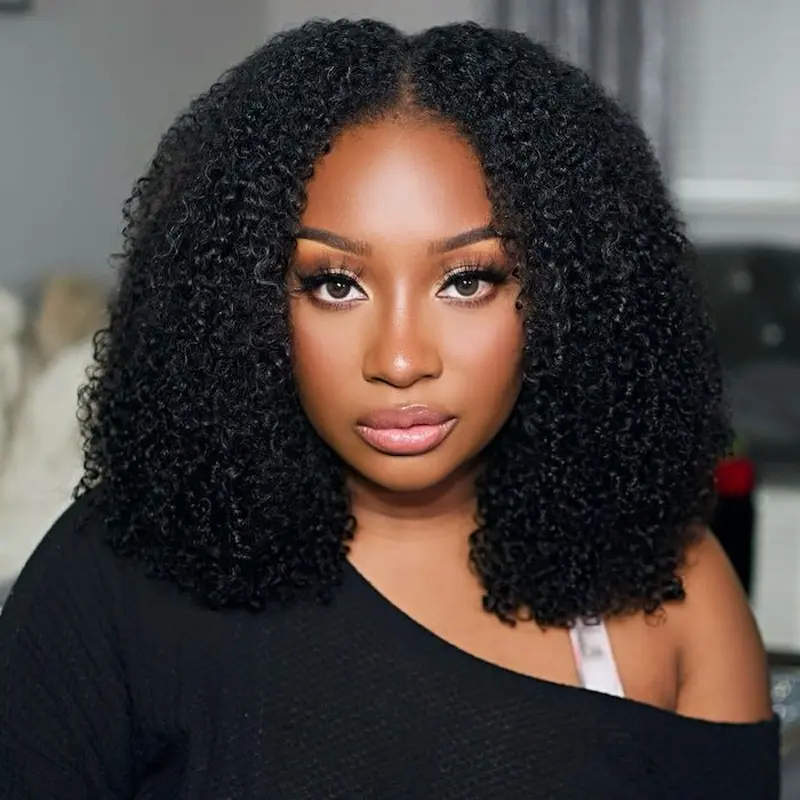 ISEE HAIR Afro Curly Wear Go Preplucked Glueless Lace 7X5 Closure Wig with HD Lace Beginner Friendly Outdoorfun #TikTokShopSpringGlowUp