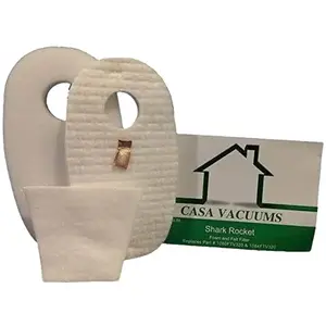 Casa Vacuums Shark Rocket Deluxe Pro & TruePet Foam and Felt Filter Kit, Fits HV319Q, HV320, HV320W, HV321, HV322, UV330. Compare to Parts #1080FTV320 & 1084FTV320