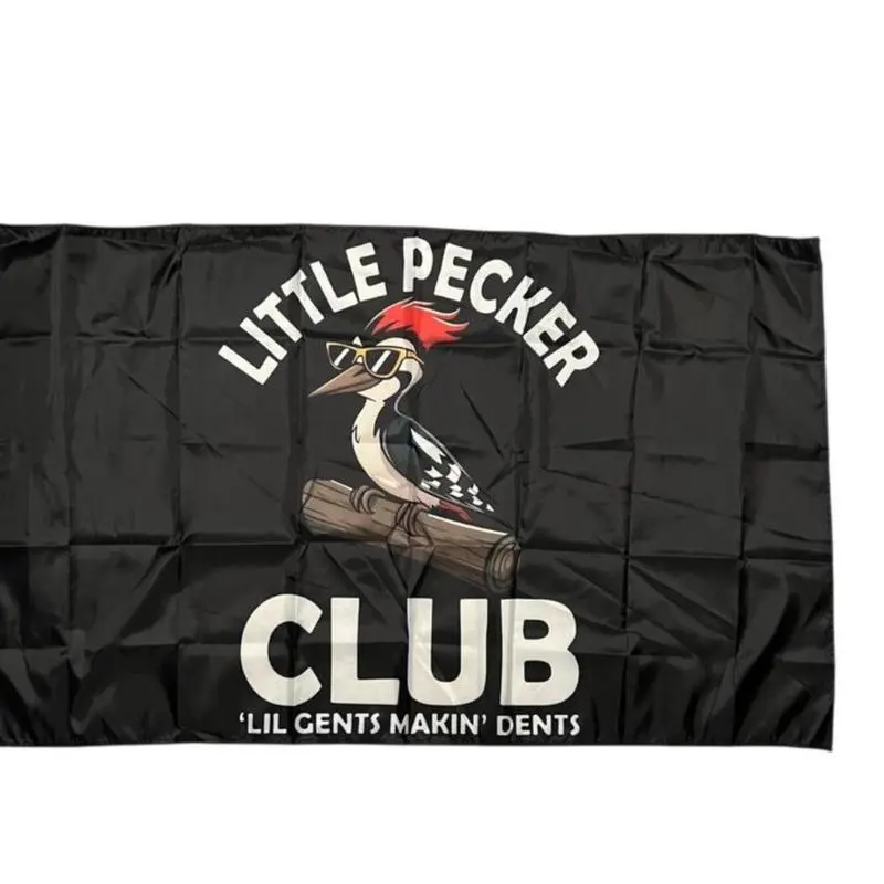 Little Pecker Club Funny Flag wall decor banner gift husband Flag Ornaments large big Slogan Tapestry seasonal fathers day Decorative US Camping,trippy room decor,Independence Day,gifts boyfriend,gifts for girl adults,gifts under 100 dollar