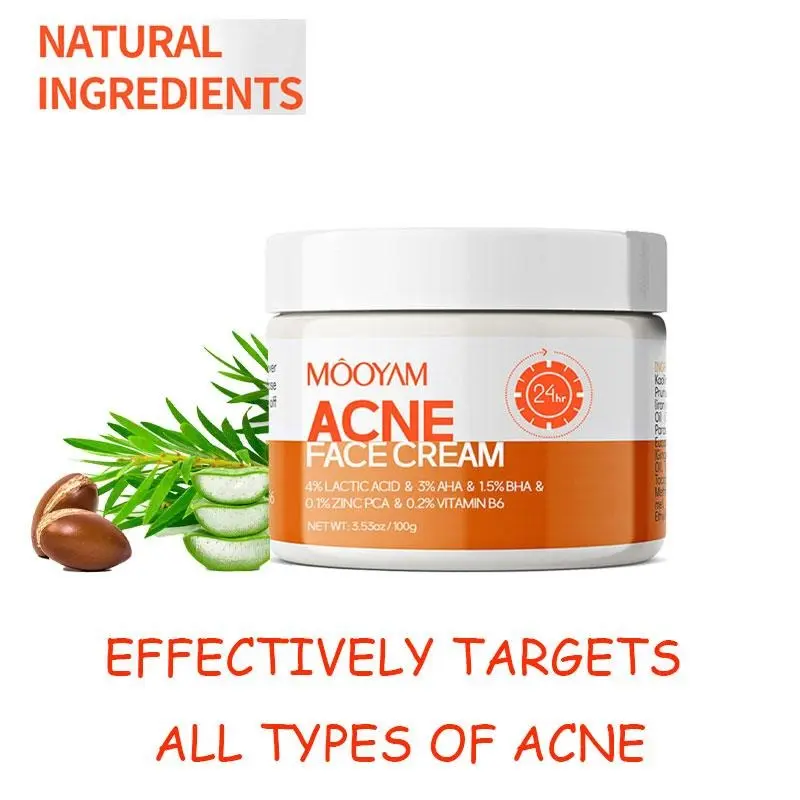 MOOYAM Acne Scar Treatment Cream 50ml Centella & Snail Repair Cream Post-Acne Marks Removal Acne&Pimple Treatment Fragrance Free Paraben Free Skincare Salicylic Skin Repair Sensitive Teens Scent Aroma free skincare