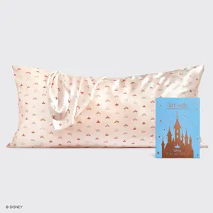 Kitsch & Disney Satin King Pillowcase - Crown
