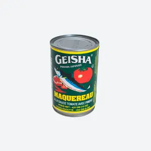 Geisha Mackerel - Green - 15oz-Canned Mackerel in Brine
